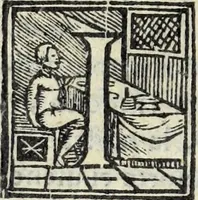 Picture 30 of 64 from Essercitio et ammaestramento del bvon christiano : dove si tratta de gli articoli della fede, de' diece precetti della legge, dell'Oratione, della Confessione, & della Communione (1568), leaf 69