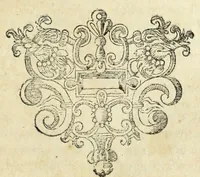 An illustration from Estatutos da Vniversidade de Coimbra : confirmados por el Rey nosso Snor. Dom Ioaõ o 4. em o anno de 1653 (1654)