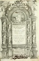 An illustration from Estatutos da Vniversidade de Coimbra : confirmados por el Rey nosso Snor. Dom Ioaõ o 4. em o anno de 1653 (1654)