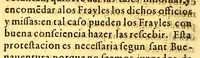 Picture 4 of 9 from Estatutos generles [sic] de Barcelona, para la familia Cismontana, de la orden de nuestro seraphico padre. S. Francisco : los quales por mandado de nuestro. R.P.F. Francisco Gonçaga, ministro general, fueron reformados y de nueuo recopilados, (1585), leaf 48