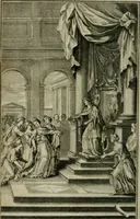 An illustration from Esther, tragedie tirée de l'Escriture sainte (1689)