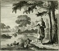An illustration from Ethica naturalis, seu, Documenta moralia e variis rerum naturalium proprietatib[us], virtutum vitiorumq[ue] symbolicis imaginibus collecta (1700)