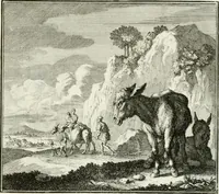 An illustration from Ethica naturalis, seu, Documenta moralia e variis rerum naturalium proprietatib[us], virtutum vitiorumq[ue] symbolicis imaginibus collecta (1700)