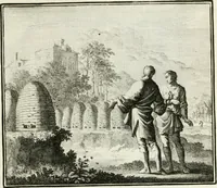 An illustration from Ethica naturalis, seu, Documenta moralia e variis rerum naturalium proprietatib[us], virtutum vitiorumq[ue] symbolicis imaginibus collecta (1700)