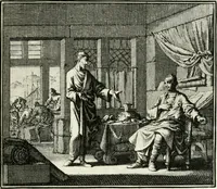 An illustration from Ethica naturalis, seu, Documenta moralia e variis rerum naturalium proprietatib[us], virtutum vitiorumq[ue] symbolicis imaginibus collecta (1700)