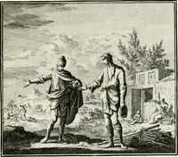 An illustration from Ethica naturalis, seu, Documenta moralia e variis rerum naturalium proprietatib[us], virtutum vitiorumq[ue] symbolicis imaginibus collecta (1700)