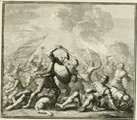 An illustration from Ethica naturalis, seu, Documenta moralia e variis rerum naturalium proprietatib[us], virtutum vitiorumq[ue] symbolicis imaginibus collecta (1700)