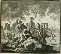 An illustration from Ethica naturalis, seu, Documenta moralia e variis rerum naturalium proprietatib[us], virtutum vitiorumq[ue] symbolicis imaginibus collecta (1700)