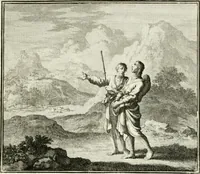 An illustration from Ethica naturalis, seu, Documenta moralia e variis rerum naturalium proprietatib[us], virtutum vitiorumq[ue] symbolicis imaginibus collecta (1700)