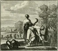 An illustration from Ethica naturalis, seu, Documenta moralia e variis rerum naturalium proprietatib[us], virtutum vitiorumq[ue] symbolicis imaginibus collecta (1700)