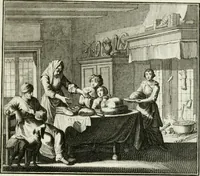 An illustration from Ethica naturalis, seu, Documenta moralia e variis rerum naturalium proprietatib[us], virtutum vitiorumq[ue] symbolicis imaginibus collecta (1700)
