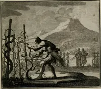 An illustration from Ethica naturalis seu Documenta moralia : e variis rerum naturalium proprietatib(us) virtutum vitiorumq(ue) symbolicis imaginibus collecta. (1700)