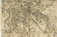 An illustration from Ethruscarum antiquitatum fragmenta : quibus vrbis Romae, aliarumque gentium primordia, mores, & res gestae indicantur (1637)