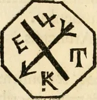 An illustration from Ethruscarum antiquitatum fragmenta : quibus vrbis Romae, aliarumque gentium primordia, mores, & res gestae indicantur (1637)