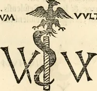 An illustration from Ethruscarum antiquitatum fragmenta : quibus vrbis Romae, aliarumque gentium primordia, mores, & res gestae indicantur (1637)