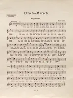 Picture 2 of 3 from Etrich-Marsch : (mit unterlegtem Text) (1909), leaf 3