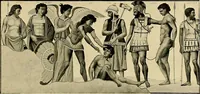 An illustration from Etruscan tomb paintings, Their subjects and significance (1922)