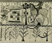 An illustration from Etruscan tomb paintings, Their subjects and significance (1922)
