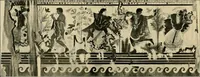 An illustration from Etruscan tomb paintings, Their subjects and significance (1922)