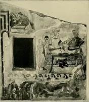 An illustration from Etruscan tomb paintings, Their subjects and significance (1922)