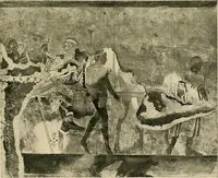 An illustration from Etruscan tomb paintings, Their subjects and significance (1922)