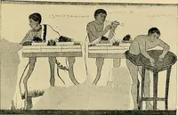 An illustration from Etruscan tomb paintings, Their subjects and significance (1922)