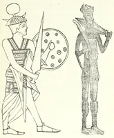 An illustration from Études sur l'antiquité historique d'après les sources egyptiennes et les monuments réputés préhistoriques (1872)