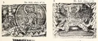 An illustration from Étude sur l'iconographie bouddhique de l'Inde, d'après des documents nouveaux (1900)