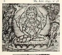 An illustration from Étude sur l'iconographie bouddhique de l'Inde, d'après des documents nouveaux (1900)