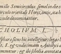 An illustration from Euclidis Phaenomena post Zamberti & Maurolyci editionem (1591)