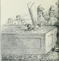 An illustration from Europas Fürsten im Sittenspiegel der Karikatur, mit 468 Textillustrationen und 72 farbigen Kunstblättern nach seltenen und amüsanten Karikaturen, aus allen Ländern und Zeitepochen (1908)