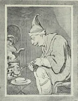 An illustration from Europas Fürsten im Sittenspiegel der Karikatur, mit 468 Textillustrationen und 72 farbigen Kunstblättern nach seltenen und amüsanten Karikaturen, aus allen Ländern und Zeitepochen (1908)
