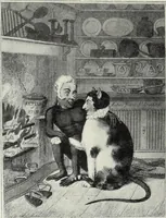 An illustration from Europas Fürsten im Sittenspiegel der Karikatur, mit 468 Textillustrationen und 72 farbigen Kunstblättern nach seltenen und amüsanten Karikaturen, aus allen Ländern und Zeitepochen (1908)