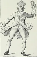 An illustration from Europas Fürsten im Sittenspiegel der Karikatur, mit 468 Textillustrationen und 72 farbigen Kunstblättern nach seltenen und amüsanten Karikaturen, aus allen Ländern und Zeitepochen (1908)