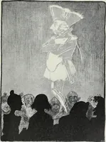 An illustration from Europas Fürsten im Sittenspiegel der Karikatur, mit 468 Textillustrationen und 72 farbigen Kunstblättern nach seltenen und amüsanten Karikaturen, aus allen Ländern und Zeitepochen (1908)