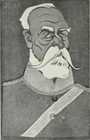 An illustration from Europas Fürsten im Sittenspiegel der Karikatur, mit 468 Textillustrationen und 72 farbigen Kunstblättern nach seltenen und amüsanten Karikaturen, aus allen Ländern und Zeitepochen (1908)