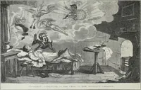 An illustration from Europas Fürsten im Sittenspiegel der Karikatur, mit 468 Textillustrationen und 72 farbigen Kunstblättern nach seltenen und amüsanten Karikaturen, aus allen Ländern und Zeitepochen (1908)