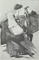 An illustration from Europas Fürsten im Sittenspiegel der Karikatur, mit 468 Textillustrationen und 72 farbigen Kunstblättern nach seltenen und amüsanten Karikaturen, aus allen Ländern und Zeitepochen (1908)