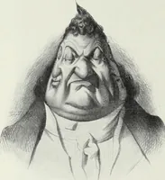 An illustration from Europas Fürsten im Sittenspiegel der Karikatur, mit 468 Textillustrationen und 72 farbigen Kunstblättern nach seltenen und amüsanten Karikaturen, aus allen Ländern und Zeitepochen (1908)