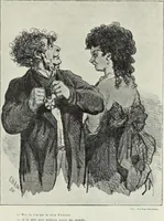 An illustration from Europas Fürsten im Sittenspiegel der Karikatur, mit 468 Textillustrationen und 72 farbigen Kunstblättern nach seltenen und amüsanten Karikaturen, aus allen Ländern und Zeitepochen (1908)