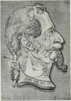An illustration from Europas Fürsten im Sittenspiegel der Karikatur, mit 468 Textillustrationen und 72 farbigen Kunstblättern nach seltenen und amüsanten Karikaturen, aus allen Ländern und Zeitepochen (1908)