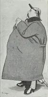 An illustration from Europas Fürsten im Sittenspiegel der Karikatur, mit 468 Textillustrationen und 72 farbigen Kunstblättern nach seltenen und amüsanten Karikaturen, aus allen Ländern und Zeitepochen (1908)