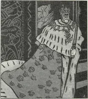 An illustration from Europas Fürsten im Sittenspiegel der Karikatur, mit 468 Textillustrationen und 72 farbigen Kunstblättern nach seltenen und amüsanten Karikaturen, aus allen Ländern und Zeitepochen (1908)