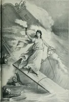 An illustration from Europas Fürsten im Sittenspiegel der Karikatur, mit 468 Textillustrationen und 72 farbigen Kunstblättern nach seltenen und amüsanten Karikaturen, aus allen Ländern und Zeitepochen (1908)