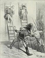 An illustration from Europas Fürsten im Sittenspiegel der Karikatur, mit 468 Textillustrationen und 72 farbigen Kunstblättern nach seltenen und amüsanten Karikaturen, aus allen Ländern und Zeitepochen (1908)