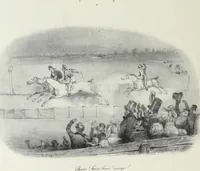 An illustration from Europas Fürsten im Sittenspiegel der Karikatur, mit 468 Textillustrationen und 72 farbigen Kunstblättern nach seltenen und amüsanten Karikaturen, aus allen Ländern und Zeitepochen (1908)