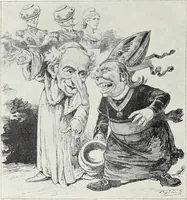 An illustration from Europas Fürsten im Sittenspiegel der Karikatur, mit 468 Textillustrationen und 72 farbigen Kunstblättern nach seltenen und amüsanten Karikaturen, aus allen Ländern und Zeitepochen (1908)