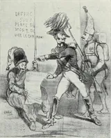 An illustration from Europas Fürsten im Sittenspiegel der Karikatur, mit 468 Textillustrationen und 72 farbigen Kunstblättern nach seltenen und amüsanten Karikaturen, aus allen Ländern und Zeitepochen (1908)