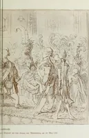 An illustration from Europas Fürsten im Sittenspiegel der Karikatur, mit 468 Textillustrationen und 72 farbigen Kunstblättern nach seltenen und amüsanten Karikaturen, aus allen Ländern und Zeitepochen (1908)