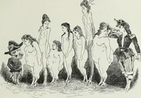 An illustration from Europas Fürsten im Sittenspiegel der Karikatur, mit 468 Textillustrationen und 72 farbigen Kunstblättern nach seltenen und amüsanten Karikaturen, aus allen Ländern und Zeitepochen (1908)